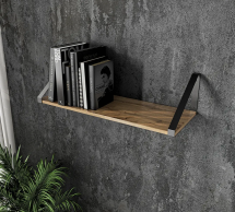 Полиця настінна аппалачі/чорний XT28