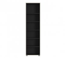 Стеллаж офисный REG60 Прайм Кашемир / Черный