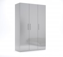 Шафа 3дв Міромарк Мегі 3 дверна шиншила сіра 135 см