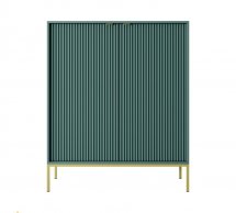 Комод високий Лабрадор/Золоті ніжки K104 Nova