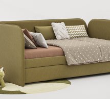 Ліжко дитяче м'яке з додатковим спальним місцем Wooodsoft Todi / Тоді 