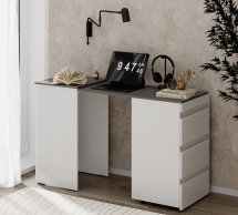 Комод-трансформер Molli Білий діамант/Графіт