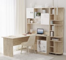 Стіл кутовий з надбудовою та еркером