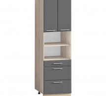 Шафа П60.214.2Д3Я. В.3 під духовку або мікрохвильовку Хай-тек кольоровий друк