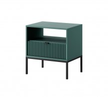 Тумба приліжкова Лабрадор/Чорні ніжки S54 Nova