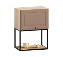 Тумба верхняя В50.72.1Д металл.открытая Атланта глянец