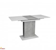 Стол обеденный Stoun / Стоун Интарсио Белая Аляска / Индастриал Раскладной 100/135 см