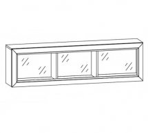 Вітрина підвісна SFW1W/148 Коен ІІ