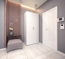 Шафа Морелі SТ0010 2 дверна білий з полицями 100 см