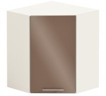 Шкаф верхний В60х60.72.1Д./В60х60.92.1Д. кут. Крашеный высокий глянец