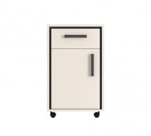 Тумба офісна під стіл KON1D1S Прайм Кашемір / Чорний