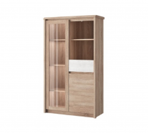 Витрина низкая 1D1W1S дуб сонома Somma