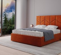 Ліжко м'яке Za House Furniture Афіна з підйомним механізмом та нішею для білизни