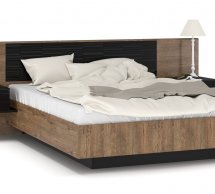 Ліжко ламель без ламелей + тумби приліжкові Фієста