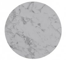 Стол журнальный Paola мрамор/серебро