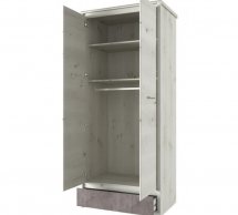 Шафа 2d1s Mebelbos Nonell 2 дверна вільха полярна 91 см