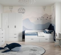 Ліжко з каркасом 0,9х2,0 Хеппі