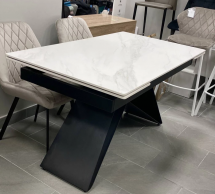 Стол Roland (140-200 см) Silver White Silk Matt