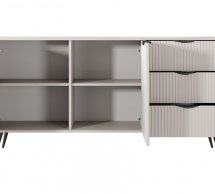 Комод 2D3S/163 Беж/Чорні ніжки Lante