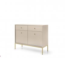 Комод Моно / Mono MKSZ104 Бежевый/золотые ножки