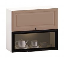 Тумба верхня В80.72.1Д1СК. Бар Комбі Атланта глянець