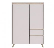 Комод REG2D1S1K 3-дверный с 1 ящиком Лаундж Кашемир / Дуб сонома