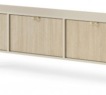 Тумба под ТВ беж песочный/пихта сканди Forest RTV158