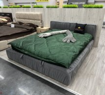 Кровать мягкая двуспальная Шик Галичина Ресофт Слим