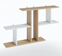 Полиця настінна сонома/білий T8