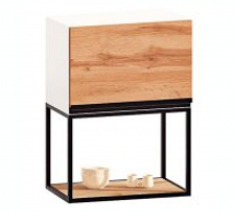 Тумба верхняя В50.72.1Д металл.открытая Тренд глянец