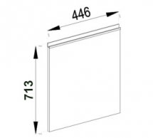 Фасад під посудомийку Ф 45 ПМ Софі