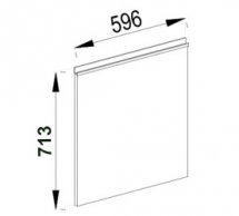 Фасад під посудомийку Ф 60 ПМ Софі