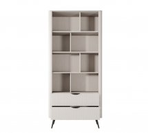 Стеллаж 2S Беж/Черные ножки Lante