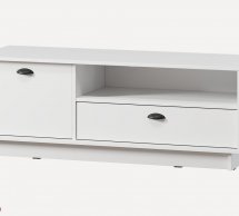 Тумба під ТВ Kuba/Куба RTV128 L/P Білий Moreli Ширина 128 см