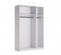 Шафа 3дв з дзеркалом Міромарк Фемелі 3 дверна білий глянець 135 см