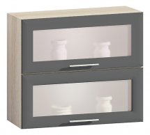 Шкаф верхний В80.72.2СК Бар Хай-Тек глянец перламутр