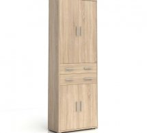 Шкаф REG4D2S/220 BRW Poland Office 2 дверный дуб сонома 80 см