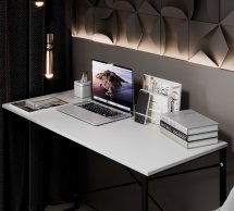 Стол письменный Art in Head Line Ascet / Аскет Белый бриллиант