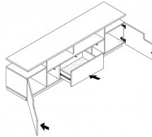 Тумба ТВ Мери