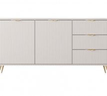Комод 2D3S/163 Беж/Золотые ножки Lante
