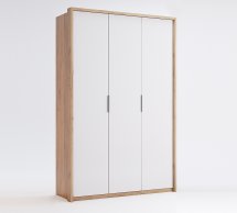 Шкаф 3дв без зеркал Миромарк Асти 3 дверный дуб крафт 140 см