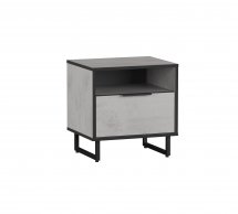 Прикроватная тумба бетон тефра F-0011 Форте