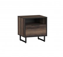 Прикроватная тумба бетонный темный F-0011 Форте