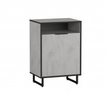 Комод бетон тефра F-0003 Форте