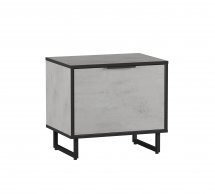 Тумба для взуття бетон тефра F-0004 Форте