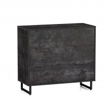 Комод бетон темный F-0008 Форте