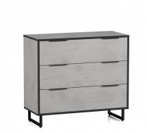 Комод бетон тефра F-0008 Форте