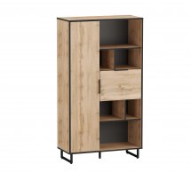 Стеллаж комби дуб аппалачи F-0006 Форте