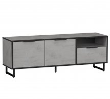 Тумба ТВ бетон тефра F-0007 Форте