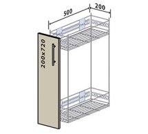 №1+ Тумба нижняя карго 20 Люкс RODOS